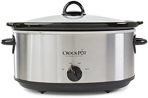 7 Quart Oval Manual Slow Cooker – Stainless Steel - Curated Catalog D5