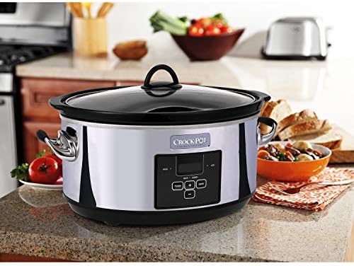 7 Quart Programmable Slow Cooker – Polished Platinum - Curated Catalog C6