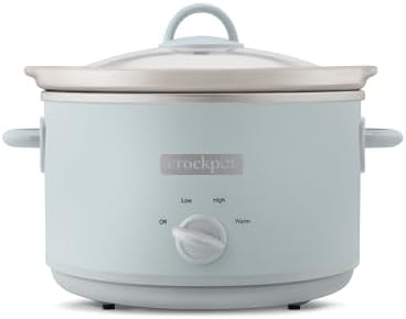4.5 Quart Manual Slow Cooker – Macaroon Blue - Curated Catalog G0