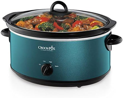 7 Quart Manual Slow Cooker – Turquoise - Curated Catalog W3