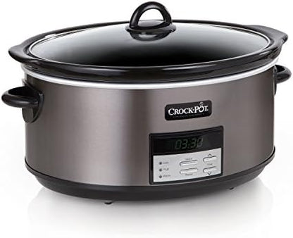 8 Quart Programmable Slow Cooker with Auto Warm - Curated Catalog F1