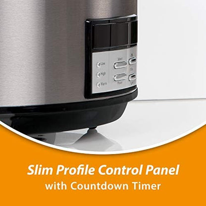 8 Quart Programmable Slow Cooker with Auto Warm - Curated Catalog F1
