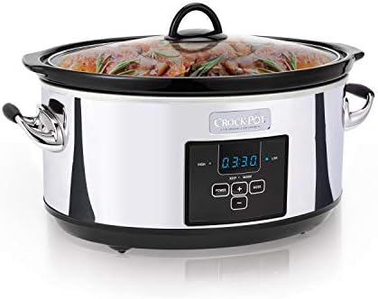 7 Quart Programmable Slow Cooker – Polished Platinum - Curated Catalog C6
