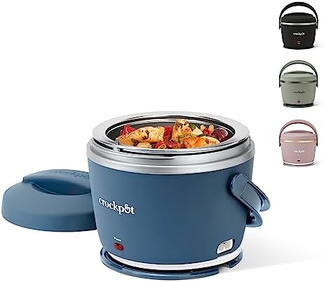 Electric Lunch Box Food Warmer 20oz – Faded Blue - Curated Catalog K9