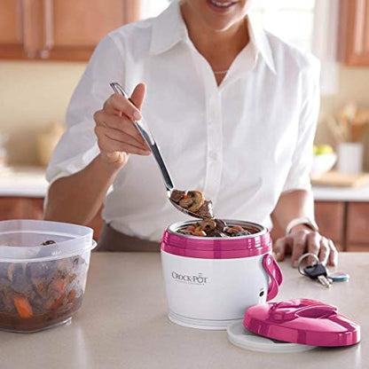 Lunch Crock Portable Food Warmer 20oz – Pink - Curated Catalog P3