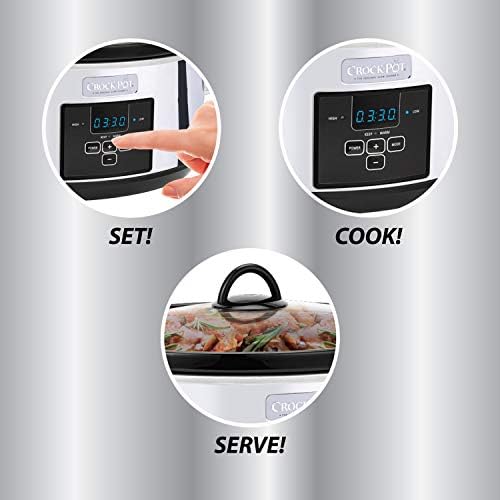 7 Quart Programmable Slow Cooker – Polished Platinum - Curated Catalog C6