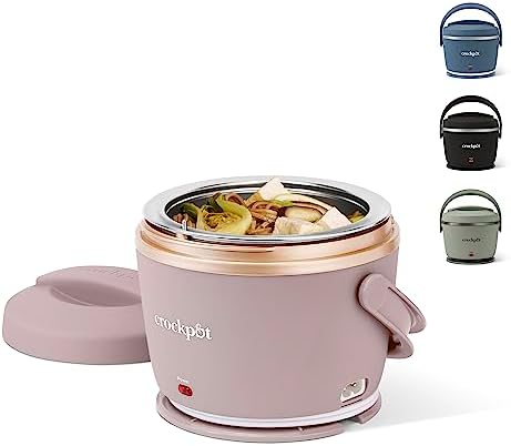 Electric Lunch Box Food Warmer 20oz – Blush Pink - Curated Catalog D9