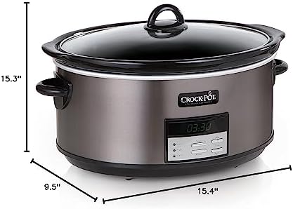 8 Quart Programmable Slow Cooker with Auto Warm - Curated Catalog F1