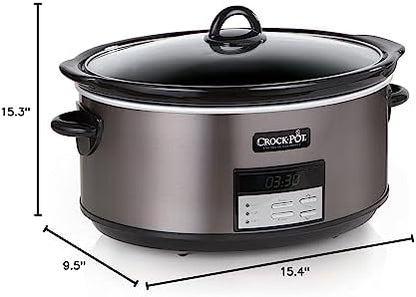8 Quart Programmable Slow Cooker with Auto Warm - Curated Catalog F1