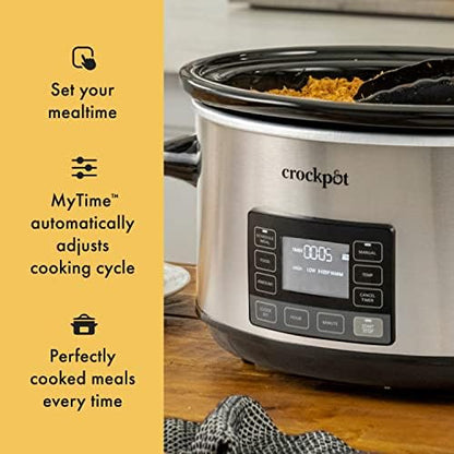 7 Quart Portable Programmable Slow Cooker with Timer - Curated Catalog F4