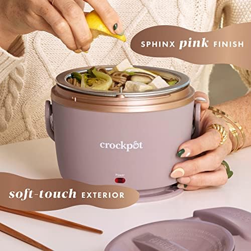 Electric Lunch Box Food Warmer 20oz – Blush Pink - Curated Catalog D9
