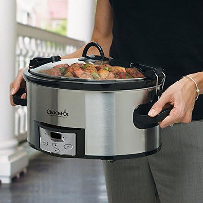 Cook & Carry 6 Quart Programmable Slow Cooker - Curated Catalog U8