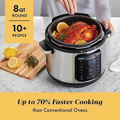 8 Quart Express Crock Multi-Use Pressure Cooker - Curated Catalog F7