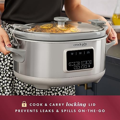 7 Quart Programmable Cook & Carry Slow Cooker - Curated Catalog A2