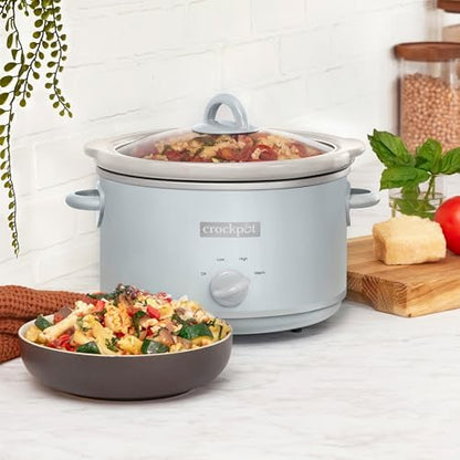 4.5 Quart Manual Slow Cooker – Macaroon Blue - Curated Catalog G0