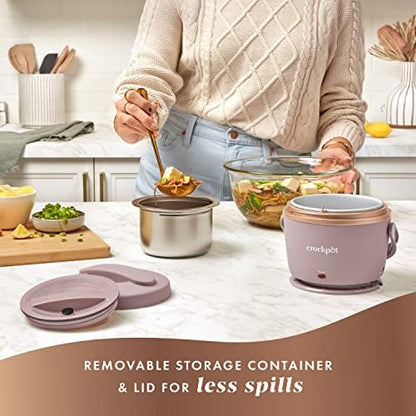 Electric Lunch Box Food Warmer 20oz – Blush Pink - Curated Catalog D9