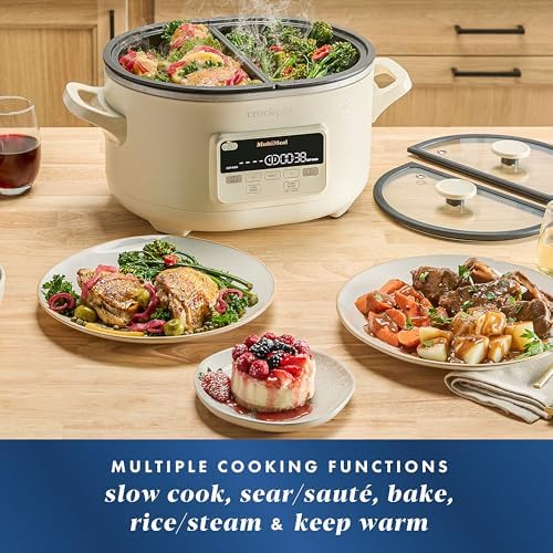MultiMeal Multicooker with Programmable Slow Cooker - Curated Catalog Q6