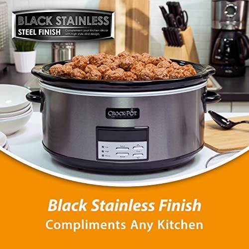 8 Quart Programmable Slow Cooker with Auto Warm - Curated Catalog F1