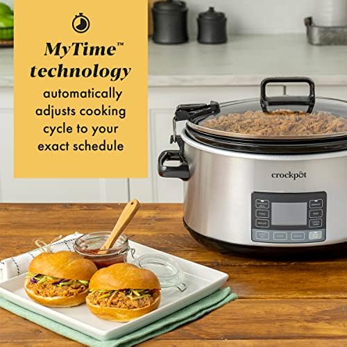 7 Quart Portable Programmable Slow Cooker with Timer - Curated Catalog F4