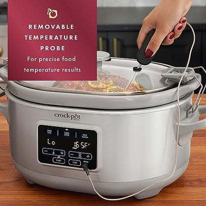 7 Quart Programmable Cook & Carry Slow Cooker - Curated Catalog A2