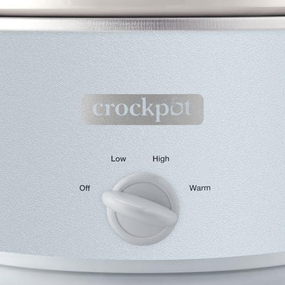 4.5 Quart Manual Slow Cooker – Macaroon Blue - Curated Catalog G0