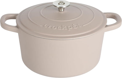 3 Quart Enameled Cast Iron Dutch Oven – Aqua - Curated Catalog U0