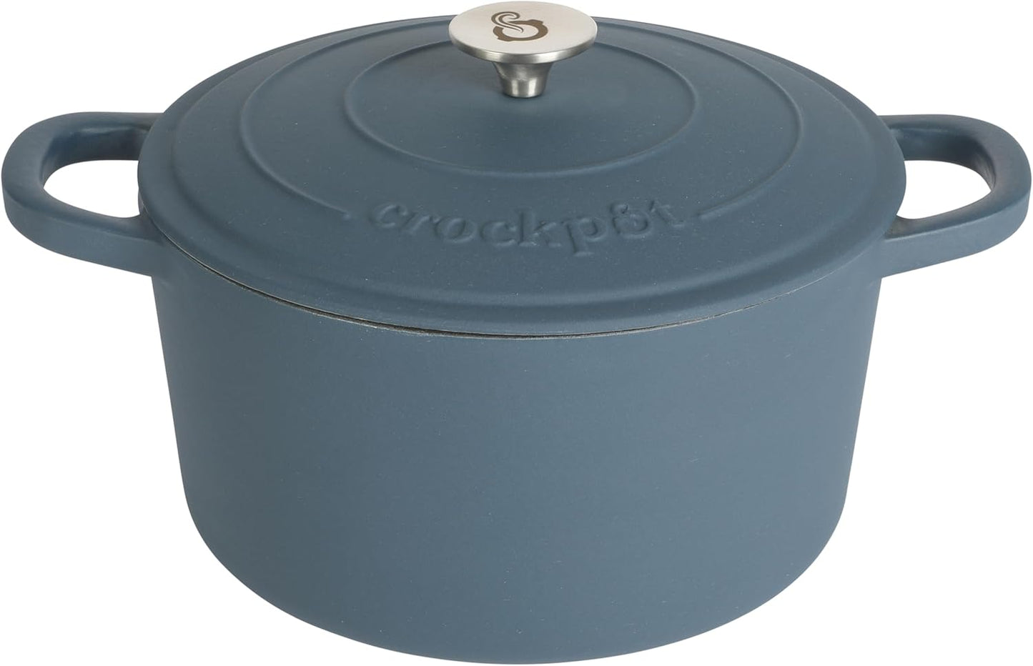 3 Quart Enameled Cast Iron Dutch Oven – Aqua - Curated Catalog U0