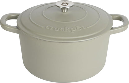 3 Quart Enameled Cast Iron Dutch Oven – Aqua - Curated Catalog U0