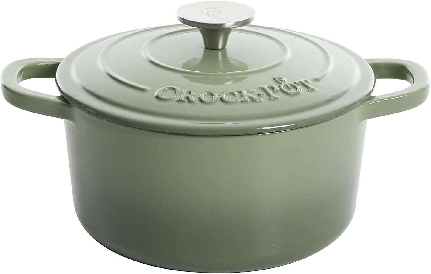 3 Quart Enameled Cast Iron Dutch Oven – Aqua - Curated Catalog U0