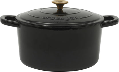 3 Quart Enameled Cast Iron Dutch Oven – Aqua - Curated Catalog U0