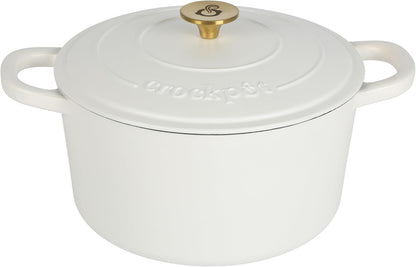 3 Quart Enameled Cast Iron Dutch Oven – Aqua - Curated Catalog U0