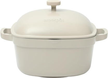 3 Quart Enameled Cast Iron Dutch Oven – Aqua - Curated Catalog U0