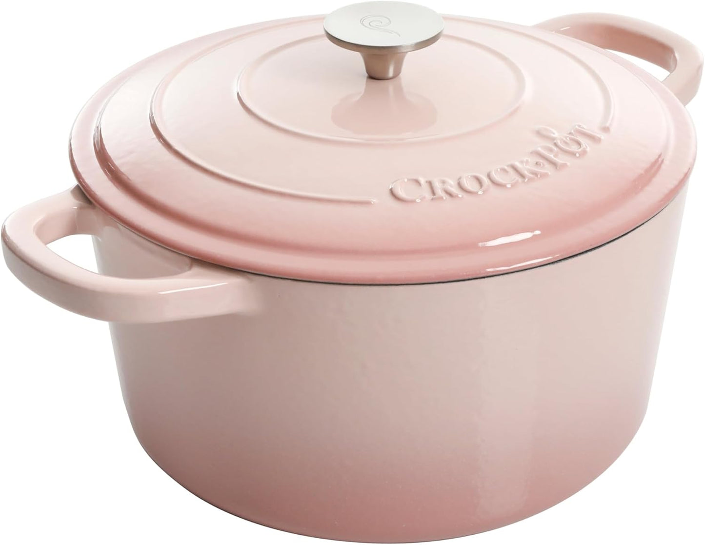 3 Quart Enameled Cast Iron Dutch Oven – Aqua - Curated Catalog U0