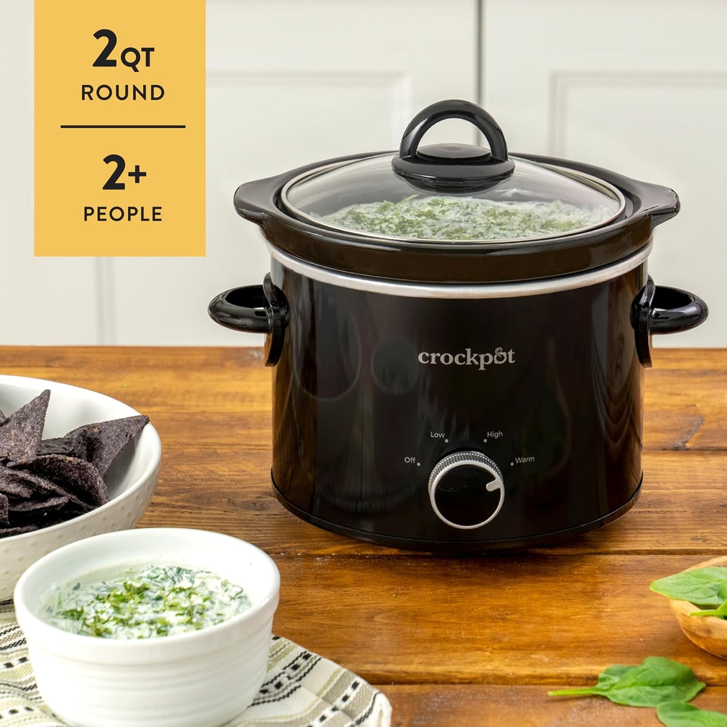 2 Quart Mini Slow Cooker – Classic Compact Cooker - Curated Catalog F4